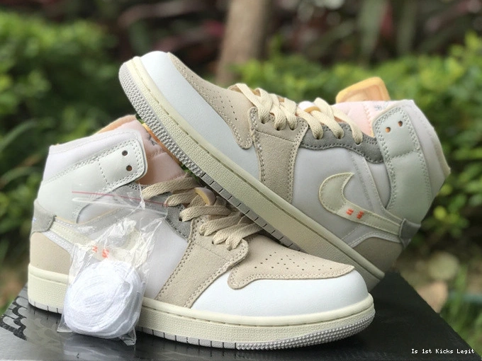 Out  DM9652-100 Inside SE Craft 1 Mid White Grey Jordan 1228